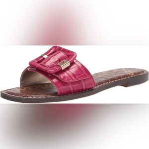 Sam Edelman Granada pink open toe slide buckle sandal size 8